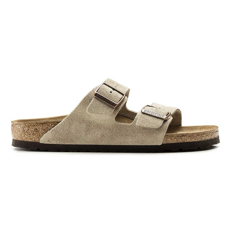 Birkenstock Men's Arizona Taupe Suede