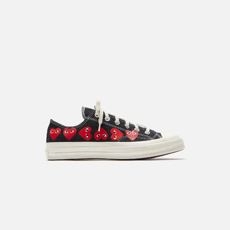 Comme Des Garçons Play x Converse Multi Heart Low Top - Black / Red