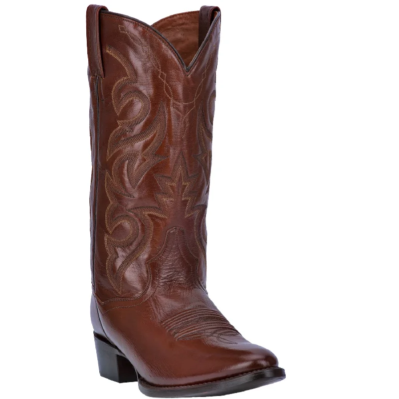 Dan Post Mens Milwaukee Cowboy Boots Leather Antique Tan