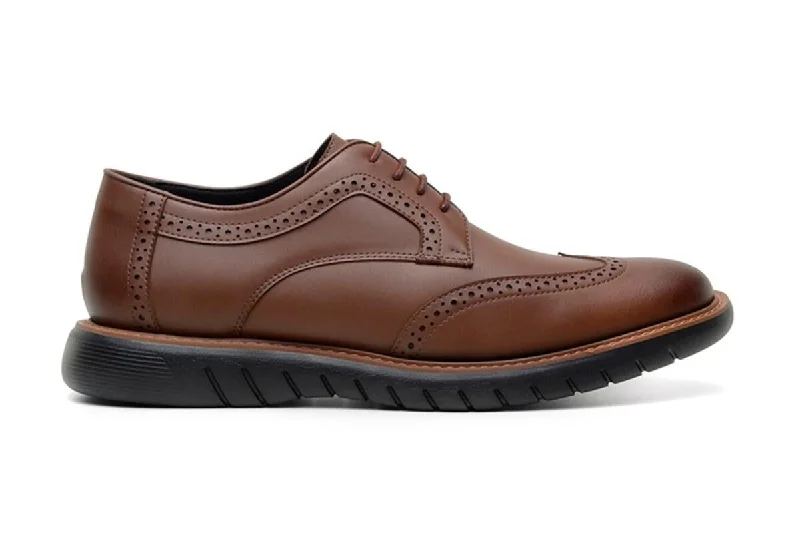 Harry Brogue in Cognac from Ahimsa (Wide Width)