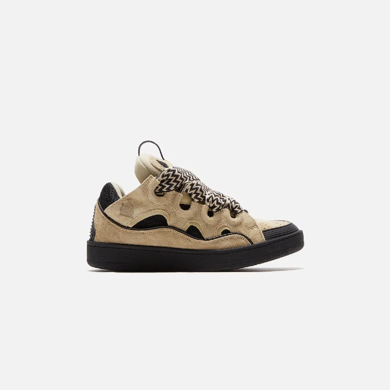 Lanvin Curb Sneaker - Light Brown / Black