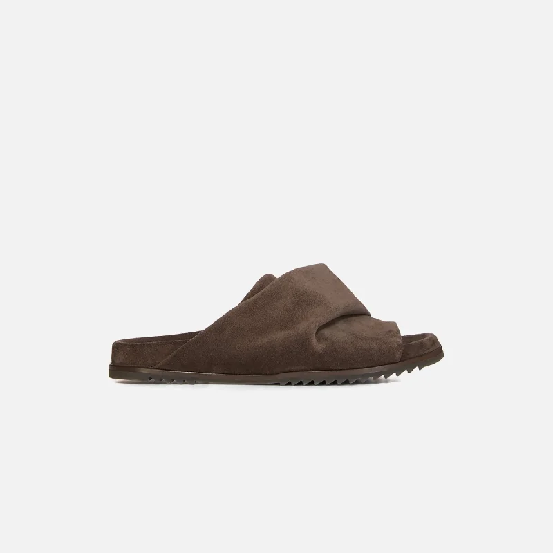 Rick Owens Mobius Granola - Dust Sandal Pelle Mens